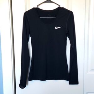 Nike Pro Dri-Fit Lightweight Long Sleeve, Black, S